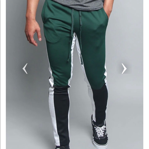 EPTM Men’s Color Block Jogger Slim Drawstring Track Pants Streetwear Trendy S - Picture 4 of 12